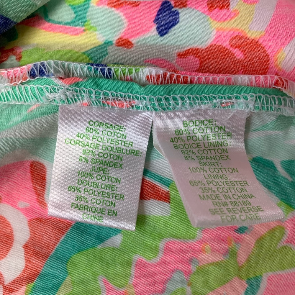 Lilly Pulitzer Claire dress in Multi Casa banana size XL 12-14 - Picture 7 of 8